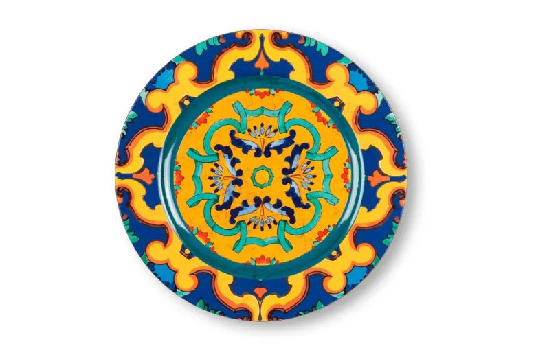 Sottopiatti, 6 pezzi, stile siciliano, multicolore