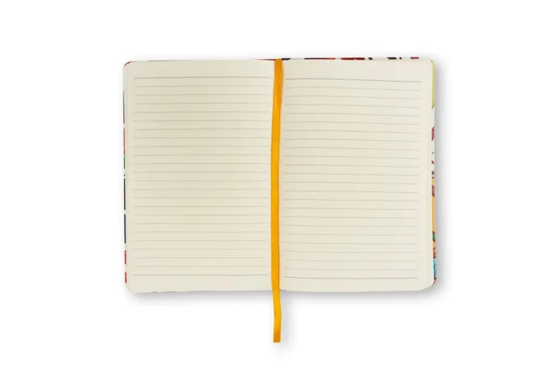Taccuino a righe copertina rigida, a5, con maioliche