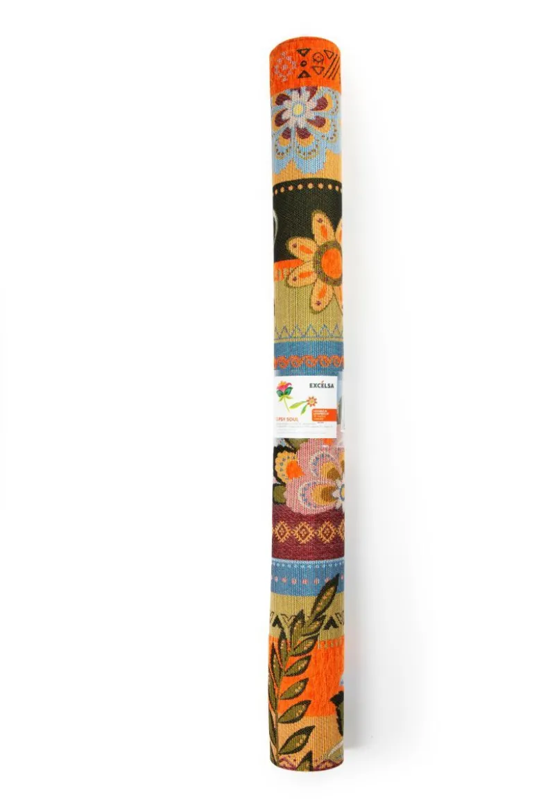 Tappeto arredo, fiori, multicolore, 165x110 cm