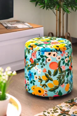 Tappeto arredo, floreale, multicolore, 165x110 cm