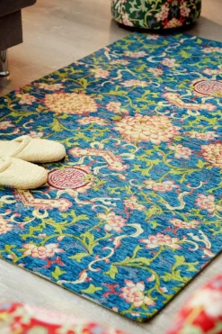 Tappeto arredo, stile orientale, multicolore, 165x110 cm