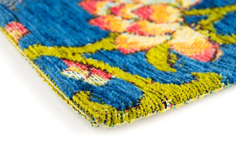 Tappeto arredo, stile orientale, multicolore, 165x110 cm