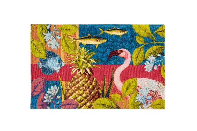 Tappeto da cucina, animali e fauna, 45x75 cm