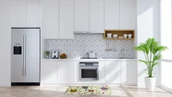 Tappeto da cucina, con teschi, 45x75 cm
