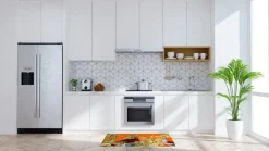 Tappeto da cucina, stile esotico, 45x75 cm