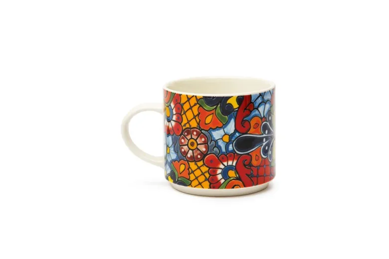 Tazze da tè, 4 pezzi, multicolore, porcellana, 290 ml