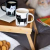 Tazze tipo mug, 2 pezzi, gattini, bianco e nero