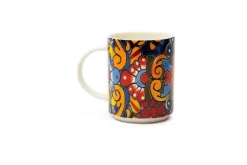 Tazze tipo mug, 4 pezzi, multicolore, porcellana, 300 ml