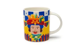 Tazze tipo mug, 4 pezzi, multicolore, porcellana, 300 ml