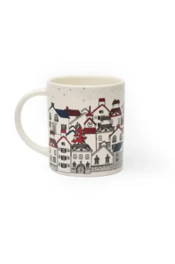 Tazze tipo mug, 4 pezzi, multicolore, porcellana, 300 ml