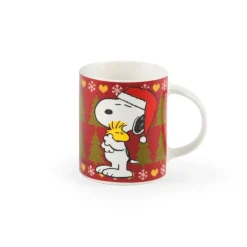 Tazze tipo mug, 4 pezzi, natalizie, peanuts
