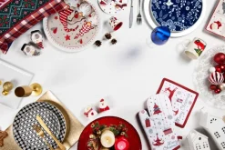 Tazze tipo mug, 4 pezzi, natalizie, porcellana