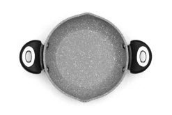 Tegame antiaderente, 16 cm, effetto pietra, food network
