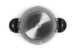 Tegame antiaderente, 16 cm, effetto pietra, food network