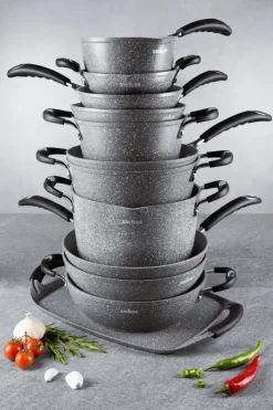 Tegame, antiaderente, effetto pietra, 28 cm