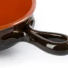 Tegame, in terracotta, 1 manico, 24 cm