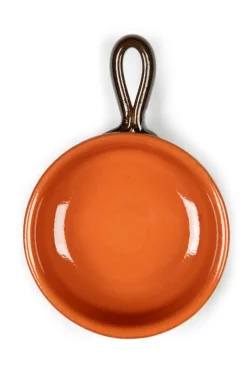 Tegame, in terracotta, 1 manico, 24 cm