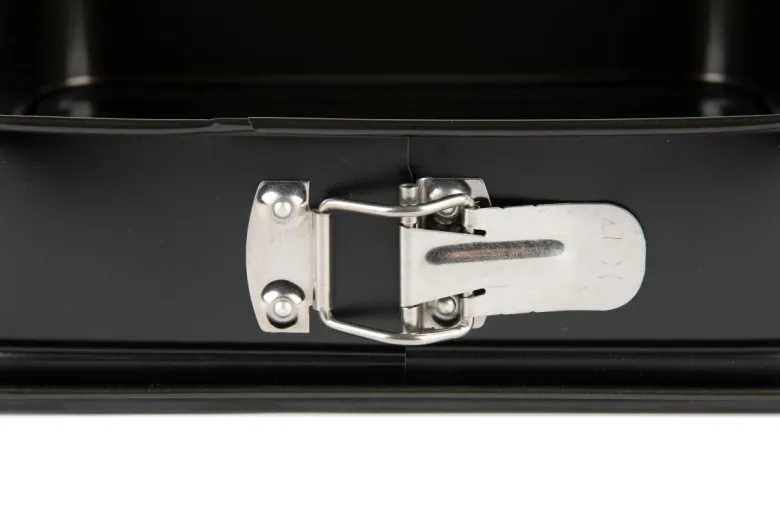 Teglia rettangolare apribile, acciaio, 28x19 cm