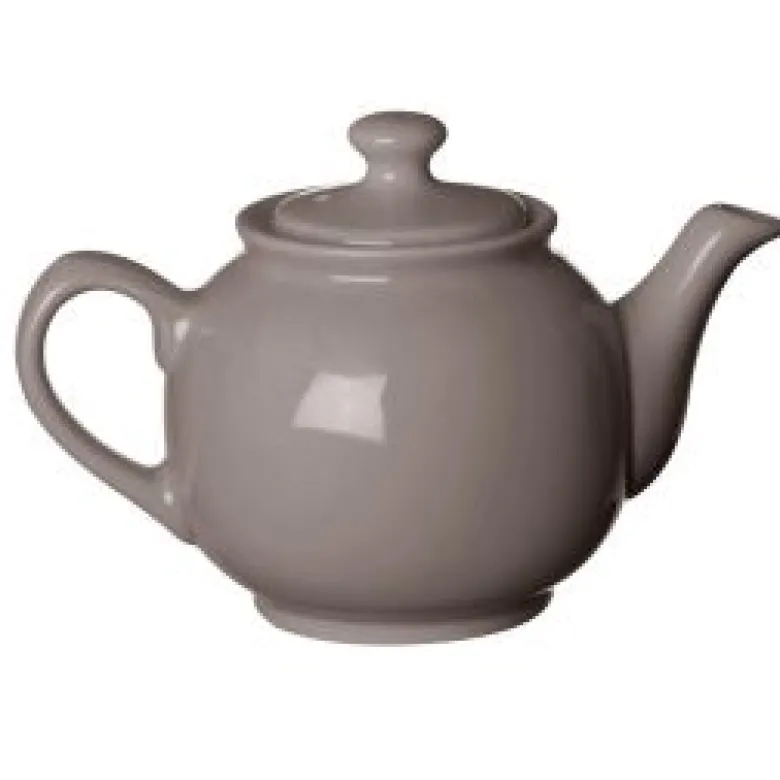 Teiera, grigio, porcellana