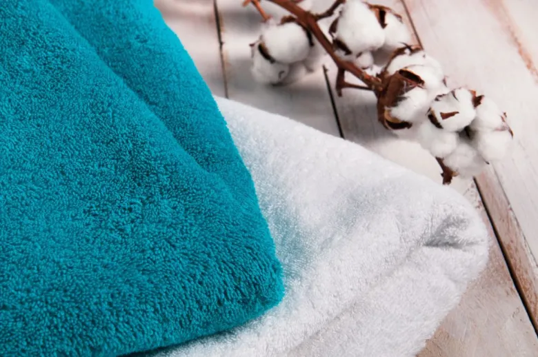 Telo doccia, 100% cotone, bianco, 100x150 cm, linea spa