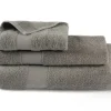 Telo doccia, 100% cotone, grigio, 100x150 cm