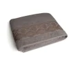 Telo doccia, 100% cotone, grigio,100x150 cm