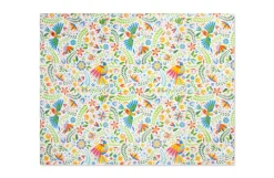 Tovaglia, fantasia fiori messicani, 100% cotone, 140x180 cm