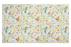 Tovaglia, fantasia fiori messicani, 100% cotone, 140x240 cm