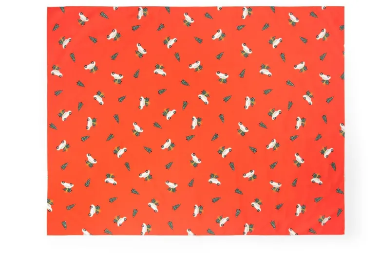 Tovaglia, natalizia, 100% cotone, 140x240 cm