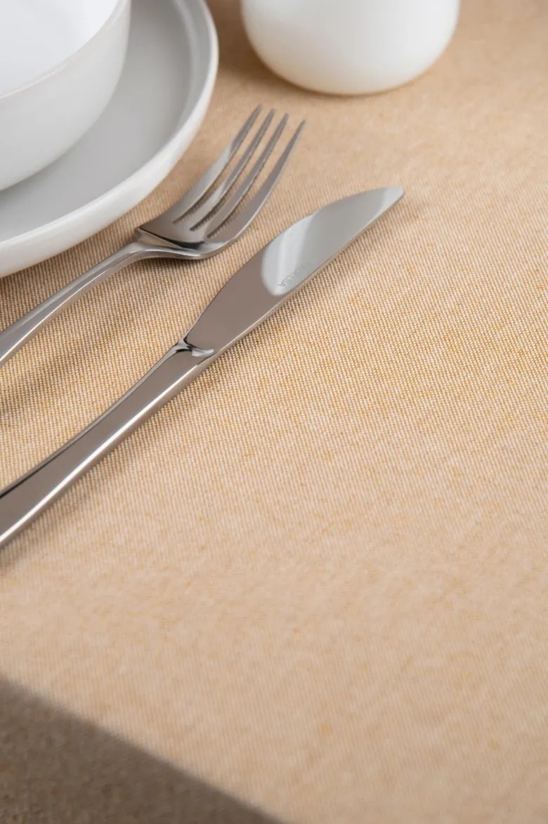Tovaglia rettangolare, beige pastello, 140x180 cm