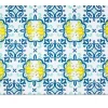 Tovaglia rettangolare, con limoni, 140x240 cm