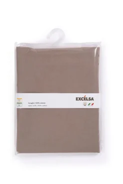 Tovaglia rettangolare, 100% cotone, grigio, 140x180 cm