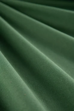 Tovaglia rettangolare, 100% cotone, verde scuro, 140x240 cm