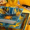 Tovaglia rettangolare, 100% cotone, giallo, 140x180 cm
