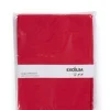 Tovaglia rettangolare, 100% cotone, rosso, 140x180 cm