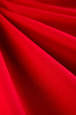 Tovaglia rettangolare, 100% cotone, rosso, 140x180 cm