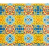 Tovaglia rettangolare, stile siciliano, 140x180 cm