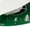 Tovagliette americane, tonde, 2 pezzi, gnomo, green winter
