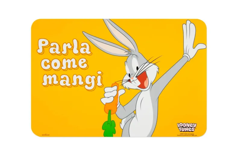 4 tovagliette, rettangolari, bugs bunny
