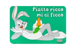 4 tovagliette, rettangolari, bugs bunny