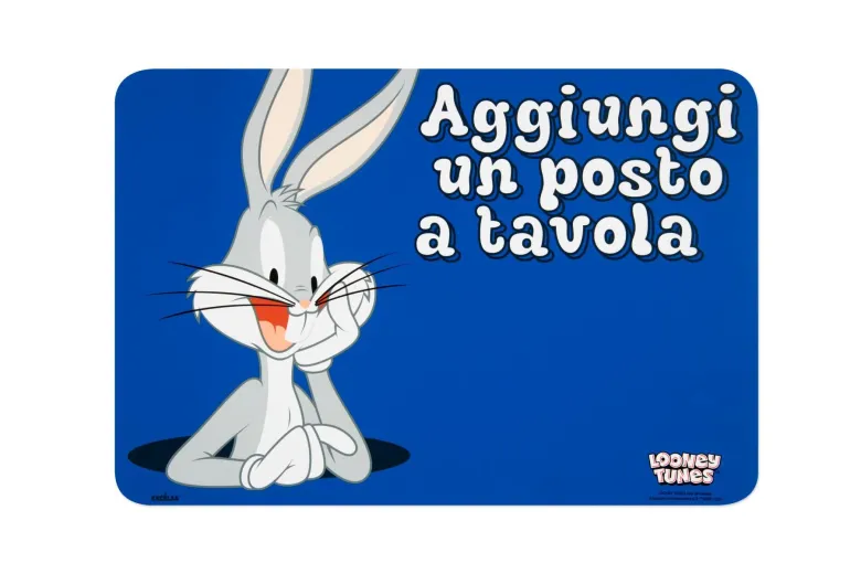 4 tovagliette, rettangolari, bugs bunny