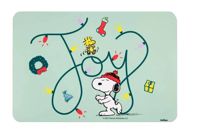 6 tovagliette, rettangolari, peanuts shiny & bright