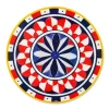 6 tovagliette, tonde, 38 cm, stile siciliano