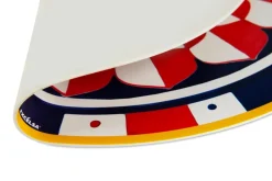 6 tovagliette, tonde, 38 cm, stile siciliano