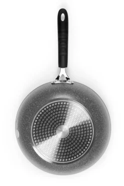 Wok antiaderente, 28 cm, effetto pietra, food network
