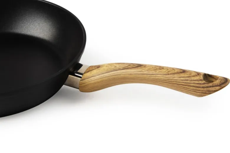 Wok con coperchio, 28 cm, antiaderente