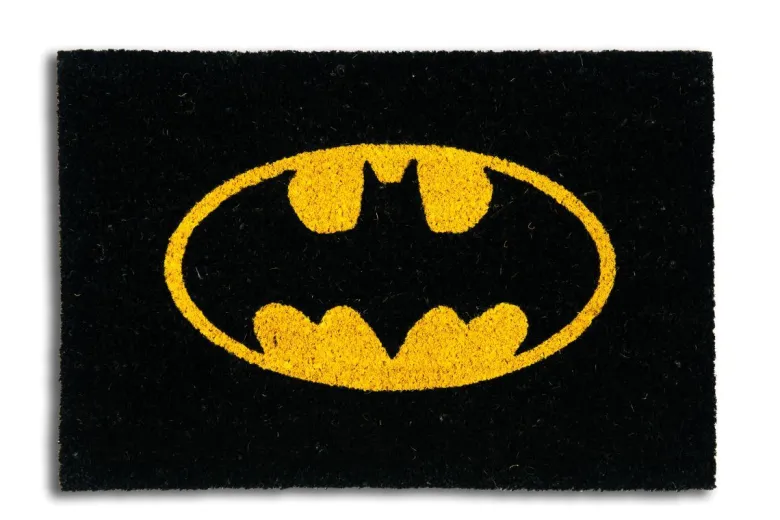 Zerbino batman, cocco, nero, 60x40 cm