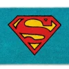 Zerbino superman, cocco, azzurro, 60x40 cm
